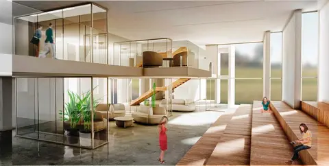 Infografía del Centro Empresarial de Santander.