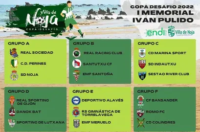 Grupos del Torneo cadete memorial Iván Pulido, de Noja.