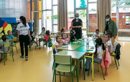 Campamentos para los ni&ntilde;os, organizados en Polanco.