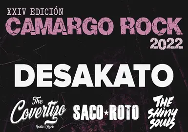 Cartel del Festival Camargo Rock.
