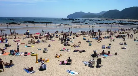 Playa de Trengandín en Noja. R.A.