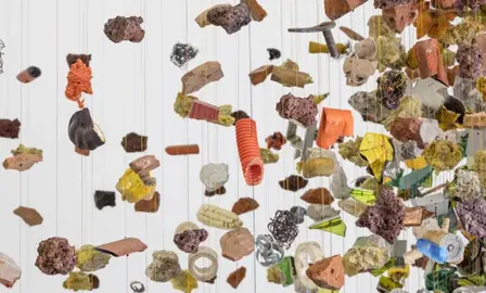 Obra del artista mexicano Damián Ortega.