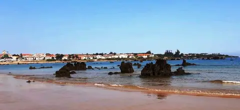 Playa de Trengandín, en Noja. R.A.