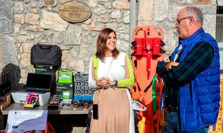 Encuentro de las autoridades políticas en Arredondo.