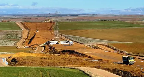 Tramo Calahorra de Boedo-Alar del Rey (LAV Palencia-Santander).