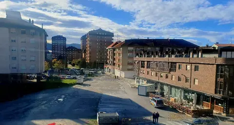 Zona del aparcamiento del Zapatón.