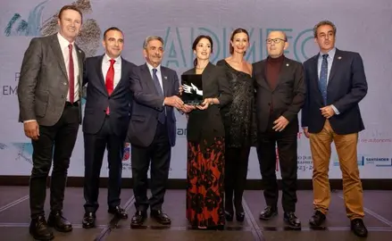 Acto de entrega del premio Empresaria del año en Cantabria.