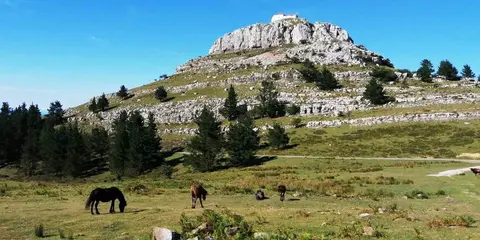 Zona de la ermita de Las Nieves en Guriezo.