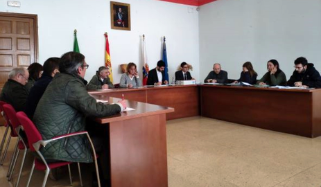 Celebración del Pleno en Santa María de Cayón.