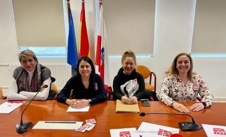 Representantes del sindicato ANPE.