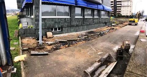 Obras ejecutadas en Laredo.