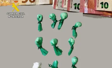Coca&iacute;na incautada en Colindres.