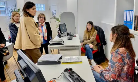 Inauguración de la oficina de Inclusión Social en Santander.