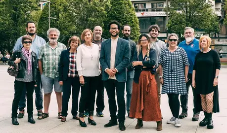 Candidatura IU-Podemos en Santander.