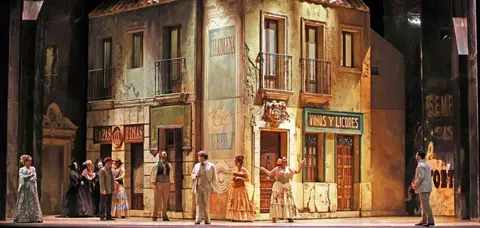 Representación de Doña Francisquita.