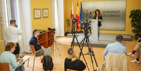 La delegada del Gobierno, Ainoa Quiñones.