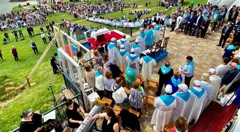 Celebración de la Virgen del Mar, en Santander.