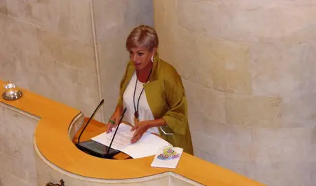 La alcaldesa de Polanco y diputada regional, Rosa D&iacute;az (PRC). R.A.