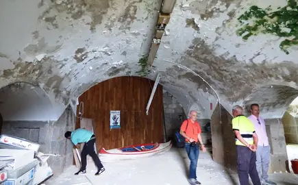 Humedades en el fuerte de San Martín. R.A.