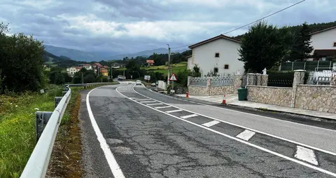 Carretera en la que se llevará a cabo el paseo peatonal.