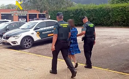 La detenida en Cabez&oacute;n de la Sal.