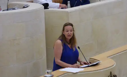 La diputada regional de Vox, Leticia Díaz. R.A.