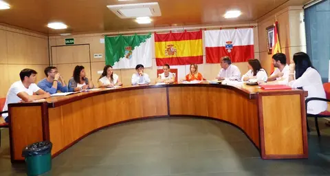 Ediles en el Pleno de la Corporación de Noja. R.A.