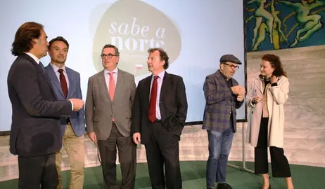 El consejero de Desarrollo Rural, Ganader&iacute;a, Pesca y Alimentaci&oacute;n, Pablo Palencia, presenta la nueva estrategia y marca de alimentos de Cantabria.