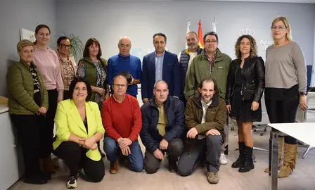 Los asistentes al acto de homenaje a Doro en Piélagos.