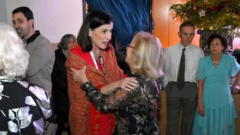 Fiesta de los mayores en Santander.