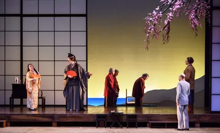 Un momento de la ópera que lleno la Sala Argenta.