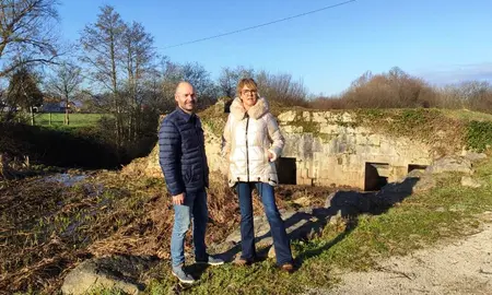 Visita de los concejales al molino.