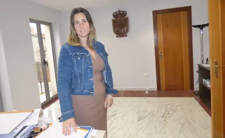 La alcaldesa de Noja, Mireia Maza. R.A.