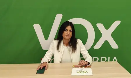 La portavoz de Vox en Santander, Laura Velasco.