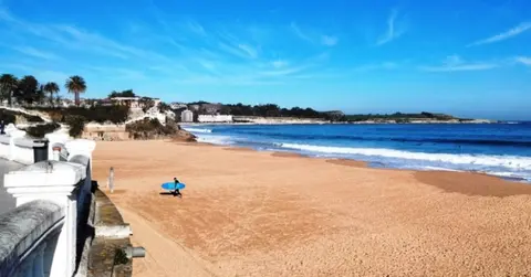 Playa El Sardinero, en Santander. R.A.