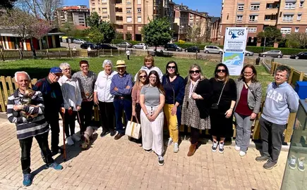 Área canina en Santander.