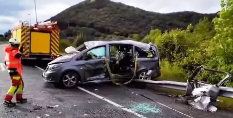 Accidente de tr&aacute;fico.