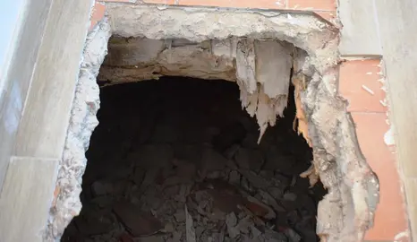 Suelo del consultorio de Boo.