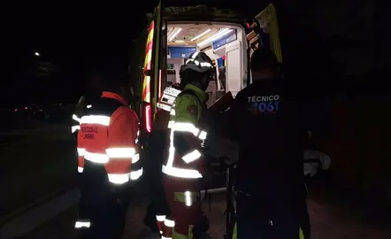 Un momento de la atenci&oacute;n al hombre desaparecido.