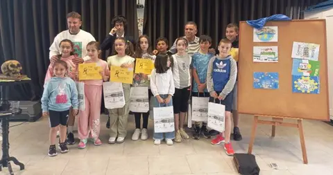 Entrega de los premios en el Centro Cultural.