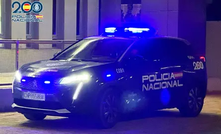 Polic&iacute;a Nacional en Santander.