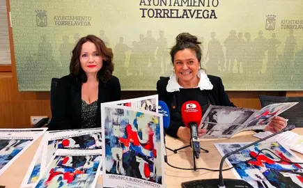 Verónica Bueno y la concejal de Cultura a la derecha.