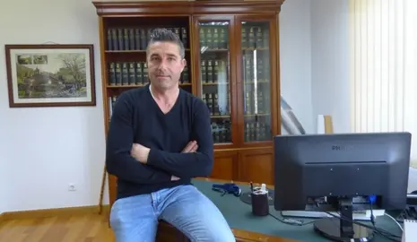 El alcalde de Santiurde Toranzo, Víctor Manuel Concha (PP). R.A.