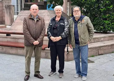 Torrelavega Sí en la Plaza Mayor.