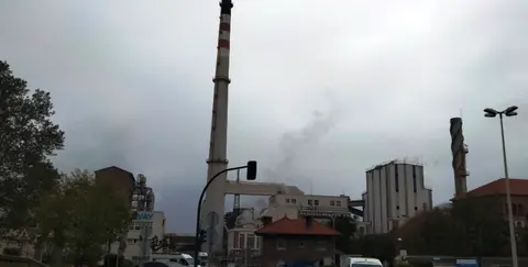 Empresa Solvay, en Torrelavega. R.A.