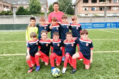 Equipo campeón, el Beti-Ona. R.A.