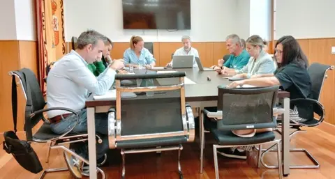 Pleno de hoy en Ampuero. R.A.