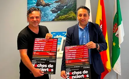 Presentación de los conciertos en Piélagos.