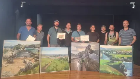 Entrega de los premios del Concurso de Pintura.