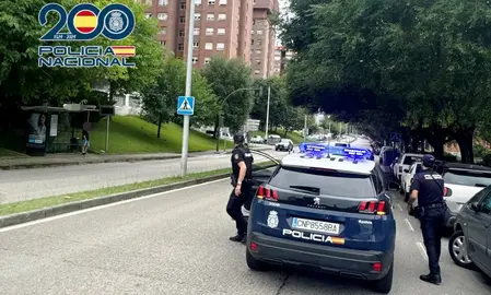 La Polic&iacute;a Nacional intervino en Santander.